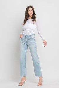 Stumbling In High Rise Slim Wide Leg Jeans