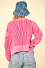 Load image into Gallery viewer, Can&#39;t Leave Here Lonely Two Tone Sweater in Pink