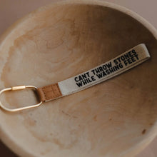 Load image into Gallery viewer, Dear Heart Can&#39;t Throw Stones Wristlet