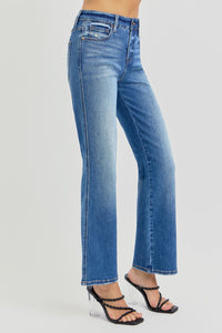 Feel the Beat Tummy Control High Rise Ankle Straight Jeans