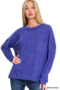 By Your Grace Sweater Bright Blue