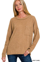 Load image into Gallery viewer, By Your Grace Sweater Deep Camel