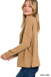 By Your Grace Sweater Deep Camel