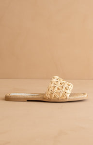 The Natasha Raffia Sandals