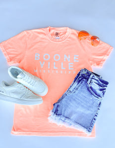 JAC's Neon Booneville SS Tee Neon Cantaloupe