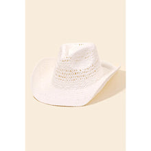 Load image into Gallery viewer, Straw Braided Cowboy Hat