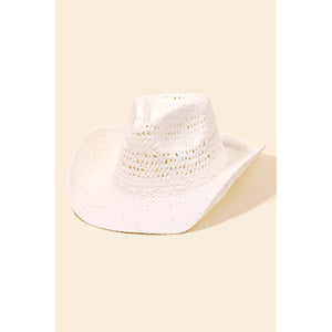 Straw Braided Cowboy Hat