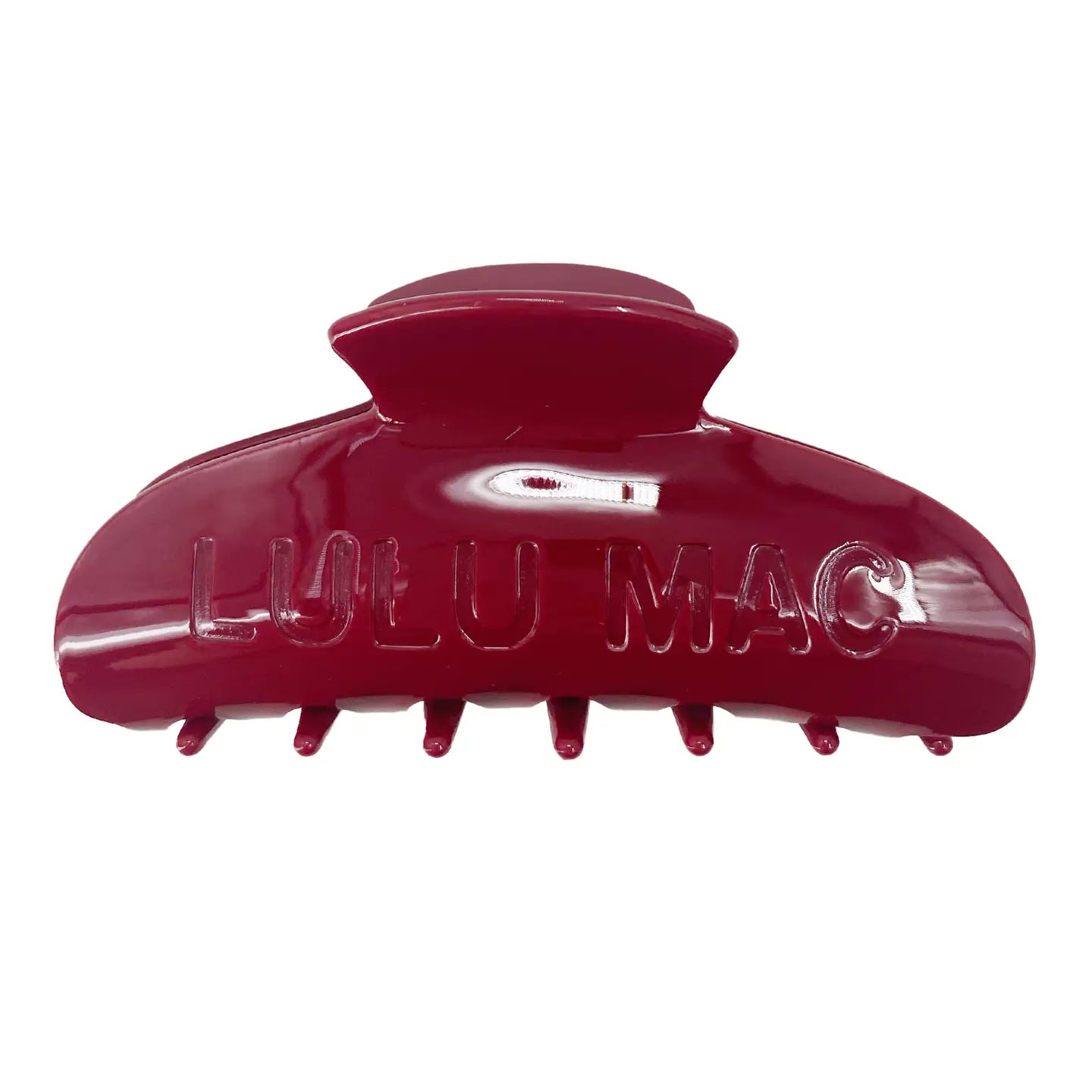 Lulu Mac Hair Clips in Crimson