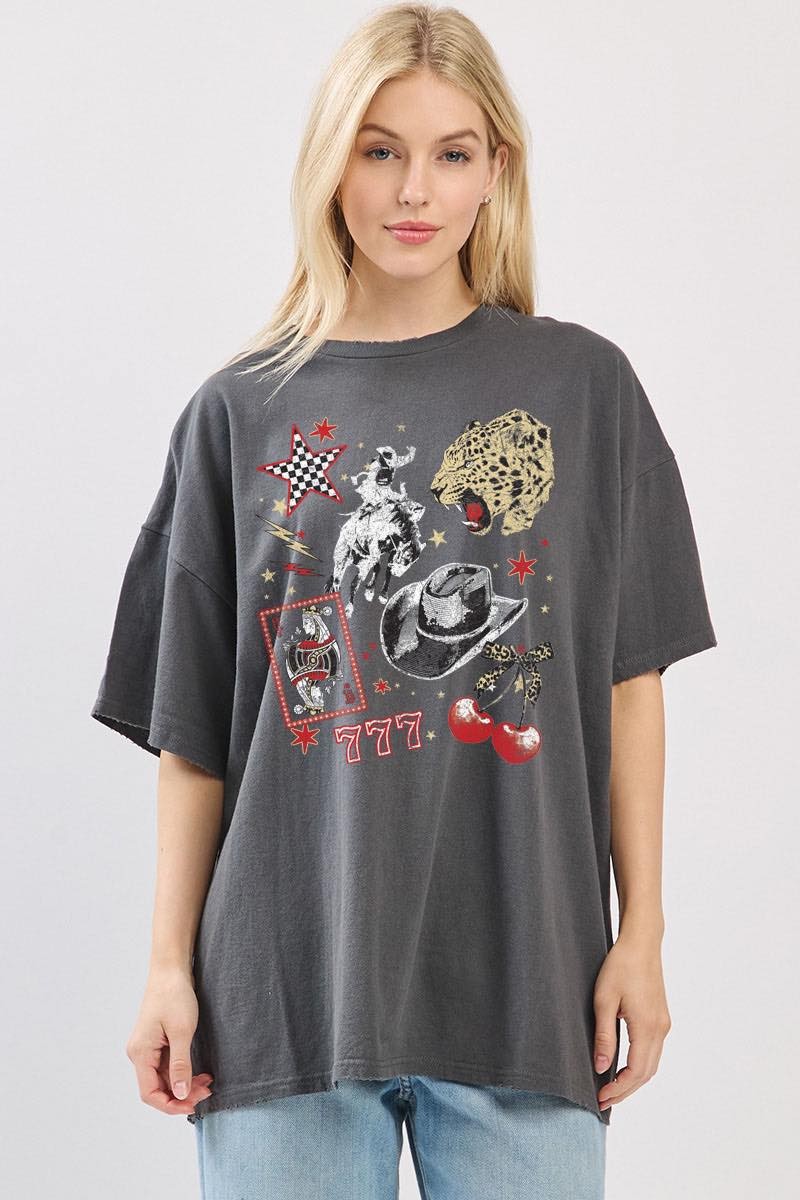 Only Getting Better Retro Western Vintage Graphic SS Tee