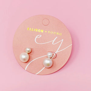 Who I Used to Be Classic Double Pearl Earrings