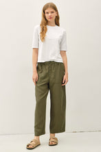 Load image into Gallery viewer, Dream Of You Wide Leg/Drawstring Waist Pants in Olive