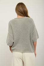 Load image into Gallery viewer, The Words You Say SS Rolled Edge Cardigan in Lt Olive