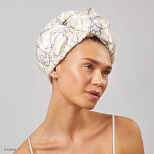 Load image into Gallery viewer, Kitsch &amp; Mickey and Minnie Satin-Wrapped Hair Towel