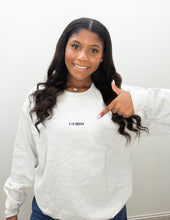 Load image into Gallery viewer, I <3 Jesus Embroidered Crewneck