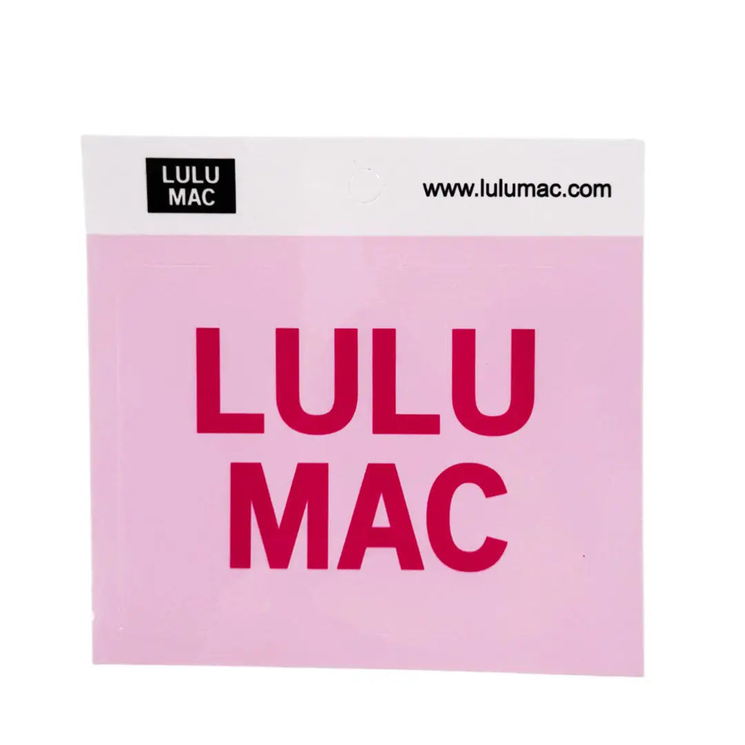Lulu Mac Decal/Sticker in Light Pink/Hot Pink