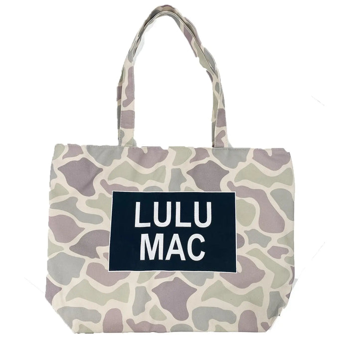 Lulu Mac Canvas Tote in Light Camo