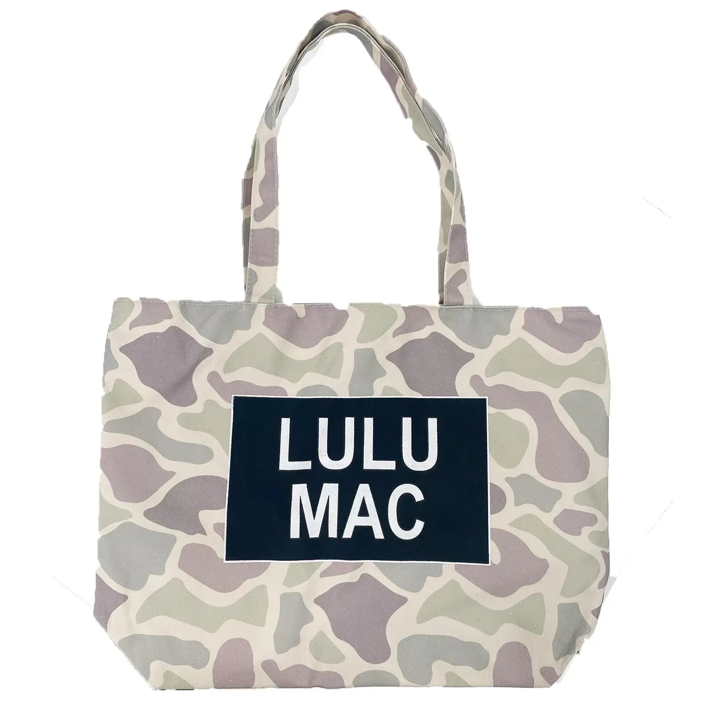 Lulu Mac Canvas Tote in Light Camo