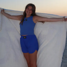 Load image into Gallery viewer, Lulu Mac Blanket - Blue