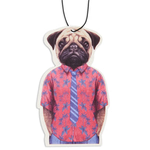 Pug in Hawaii Car Freshie Green Tea