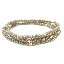 Load image into Gallery viewer, Erin Gray OG Shimmer Bracelet Stack in Champagne