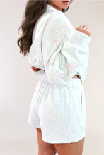 Load image into Gallery viewer, No Worries Bow Embroidery Pullover and Shorts Set