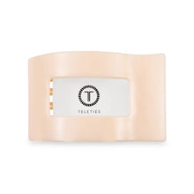 Load image into Gallery viewer, Teleties Large Flat Rectangle Clip Almond Beige