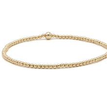 Load image into Gallery viewer, Erin Gray 2mm Karma Waterproof Gold Filled Bead Bracelet