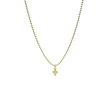 Load image into Gallery viewer, Erin Gray 14k Gold Filled Baby Bliss Luxe Cross Necklace