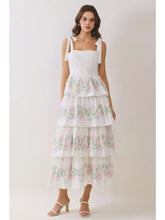 Load image into Gallery viewer, Right Here Floral Tie Shoulder Maxi Dress