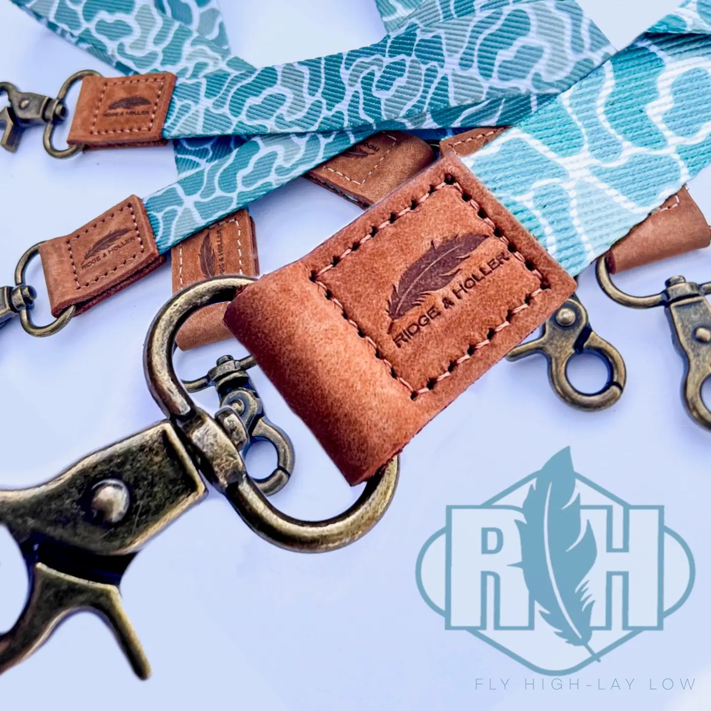 Ridge&Holler Fly High And Lay Low Camo Wrist Lanyard