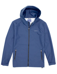 Properly Tied Canopy Rain Jacket Storm Blue