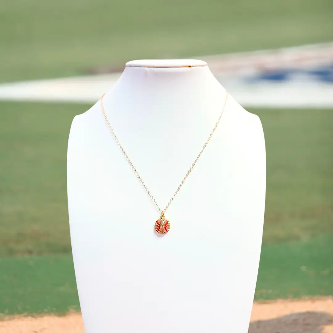 Taylor Shaye Baseball Necklace