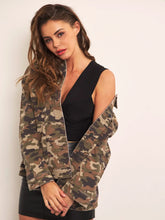 Load image into Gallery viewer, Never Enough Camo Jacket