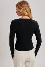 Load image into Gallery viewer, Happy Day V-Neck Wrap Knit Sweater Top