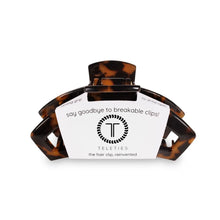 Load image into Gallery viewer, Teleties Small Open Hair Clip in Tortoise