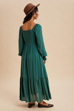 Load image into Gallery viewer, You Can Come Back Pleated Square Neck Maxi Dress
