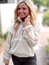 Load image into Gallery viewer, Jadelynn Brooke Around the Clock Teddy Quarter Zip Pullover