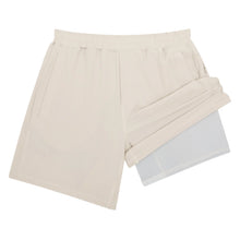 Load image into Gallery viewer, Meripex 6" Freeballers Sports Shorts in Stone Khaki