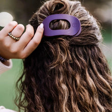 Load image into Gallery viewer, Teleties Small Flat Round Clip Burgundy Bliss