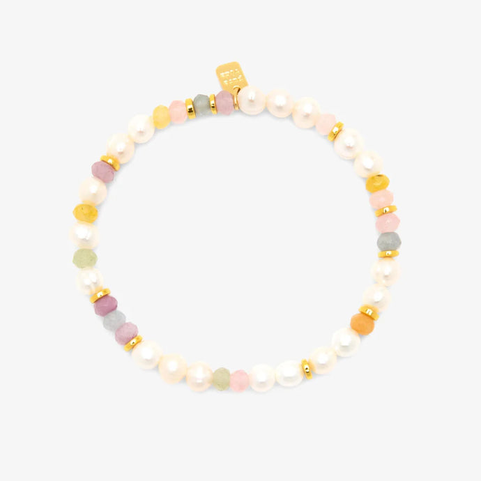 Puravida Venice Mixed Bead Stretch Bracelet