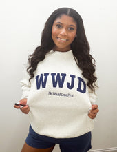 Load image into Gallery viewer, WWJD-He Would Love First Mockneck in Ash