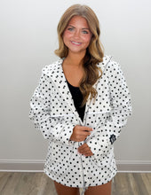 Load image into Gallery viewer, Lulu Mac Raincoat Polka Dots in White/Black