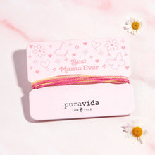 Load image into Gallery viewer, Puravida Best Mama Ever Bracelet Card