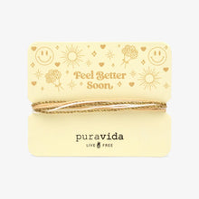 Load image into Gallery viewer, Puravida Feel Better Soon Bracelet Card