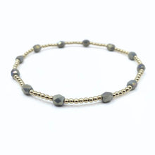 Load image into Gallery viewer, Erin Gray The Key West Gold-Filled and Waterproof Bracelet Gray