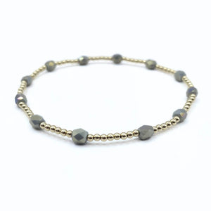 Erin Gray The Key West Gold-Filled and Waterproof Bracelet Gray