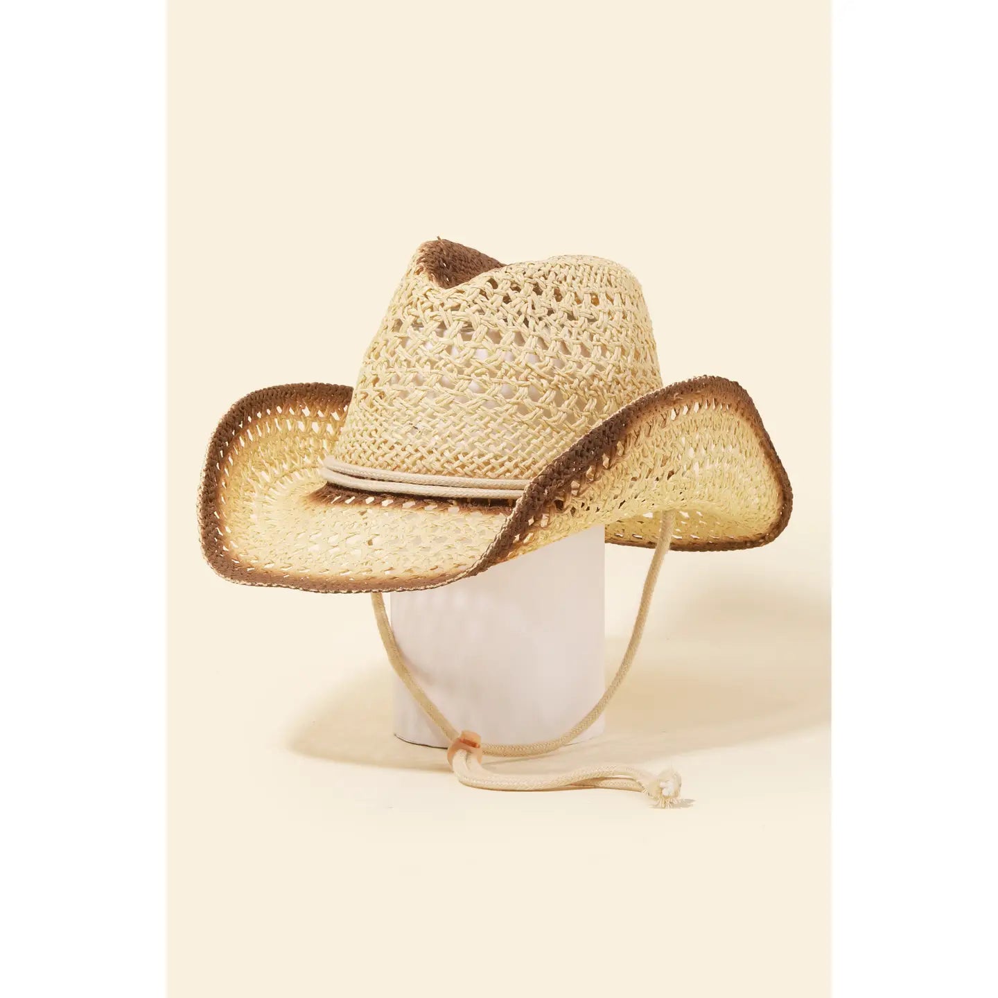 Straw Weave Rope String Cowboy Hat