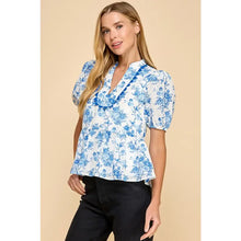 Load image into Gallery viewer, Choose To Love Me Floral Printed Bubble Sleeve Top