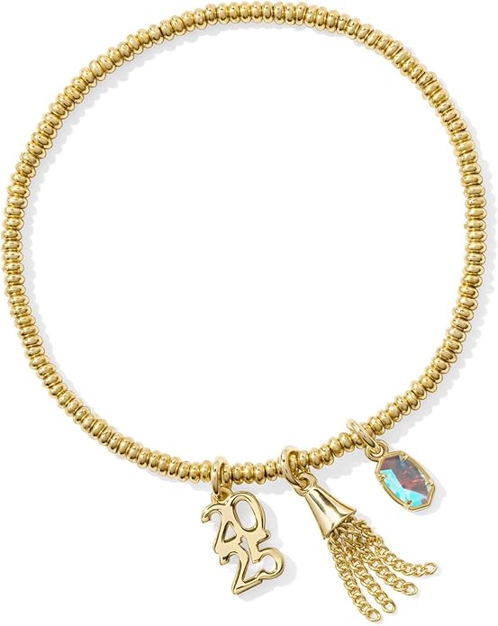 Kendra Scott 2025 Gold Grad Stretch Bracelet