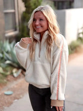 Load image into Gallery viewer, Jadelynn Brooke Around the Clock Teddy Quarter Zip Pullover